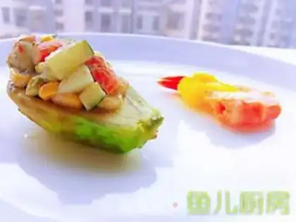 Make Shrimp fruit salad step 21