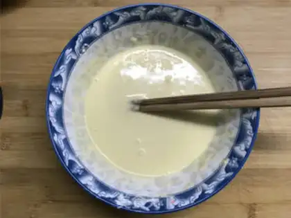 Make Creamed egg cake step 3
