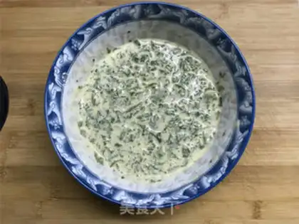 Make Creamed egg cake step 4