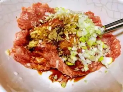 Make Red cheese and meat step 2