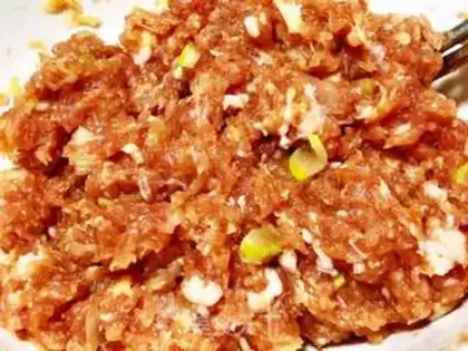 Make Red cheese and meat step 3