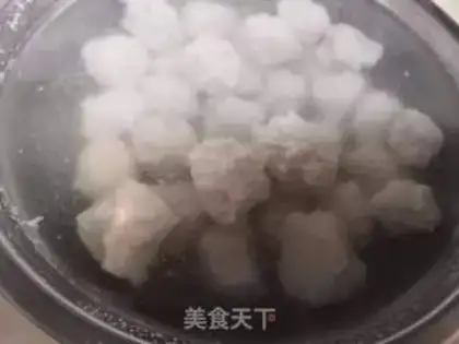Make Cooking fish balls step 6