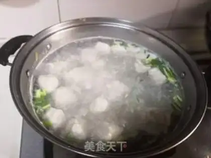 Make Cooking fish balls step 7