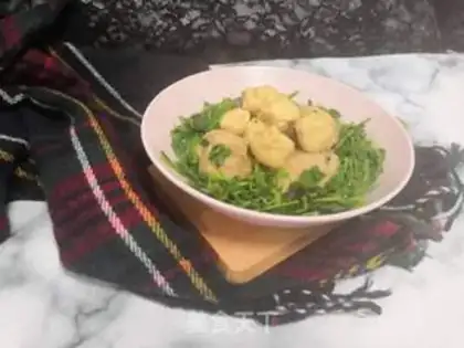 Make Pea-baked noodles step 4
