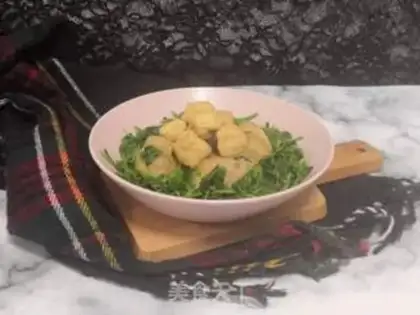 Make Pea-baked noodles step 7