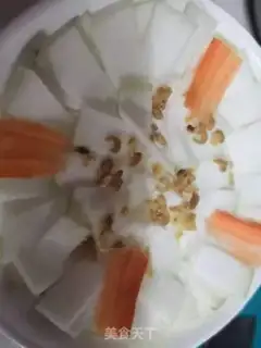 Make Shrimp steamed melons step 2