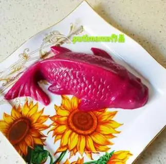 Make Creative imitation of carp frost step 13