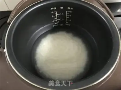 Make Soybeans, chicken-legged rice step 6