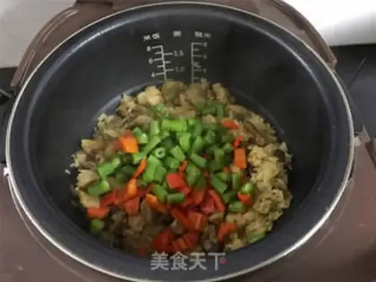 Make Soybeans, chicken-legged rice step 8