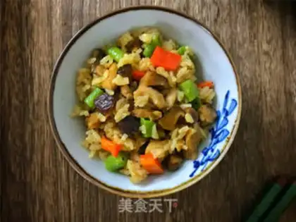 Make Soybeans, chicken-legged rice step 9