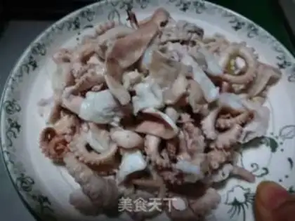 Make Dry pot, octopus step 4