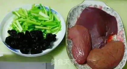 Make The liver and the waist are fried step 0