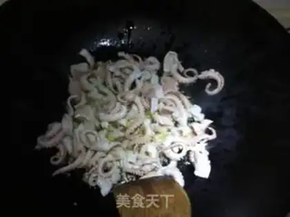 Make Dry pot, octopus step 7