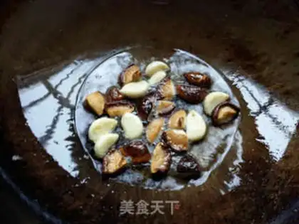 Make Five flowers with rotting bamboo step 7