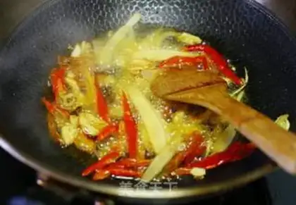 Make The liver and the waist are fried step 2