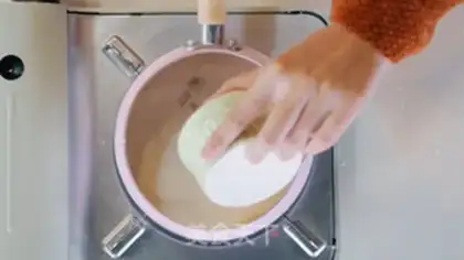 Make Pumpkin milk dumpling step 3