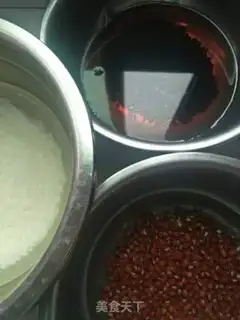 Make Red bean, black rice step 0