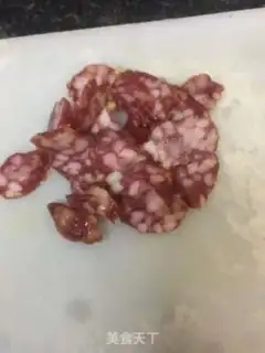 Make Mustard blue sausage step 1