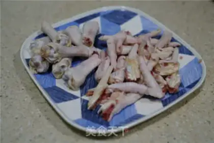 Make Porridge lemon chicken claws step 1
