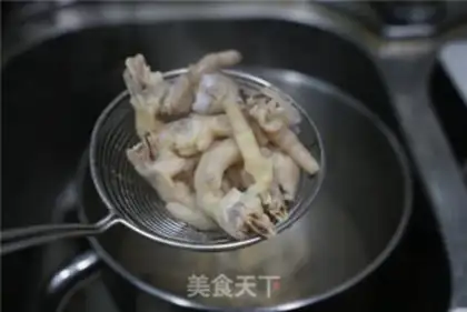 Make Porridge lemon chicken claws step 4