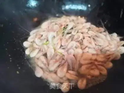 Make The rice shrimp step 4