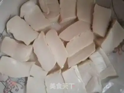 Make Beef steam tofu step 2