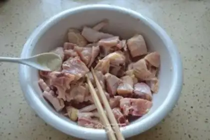 Make Pretzel chicken step 3