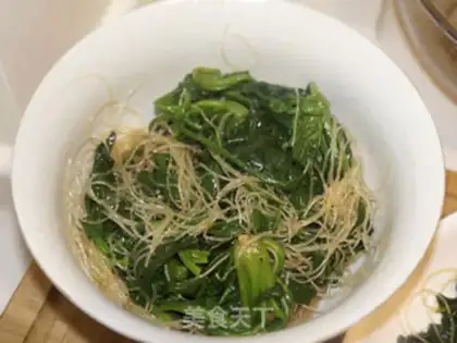 Make A spinach mix fan step 8
