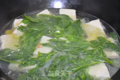 Make Peaches tofu soup step 4