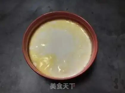 Make Fresh egg pudding step 2