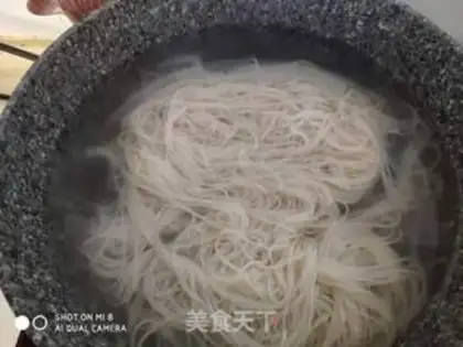 Make Cold noodles step 1