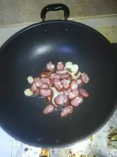 Make Garlic sausage step 2