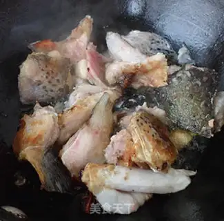 Make Tofu on a salmon head step 3
