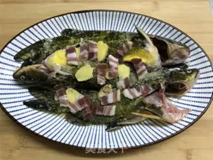 Make Steamed cedar fish step 2