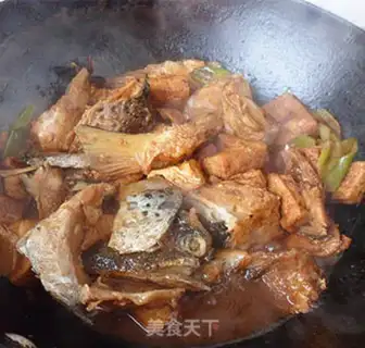 Make Tofu on a salmon head step 6
