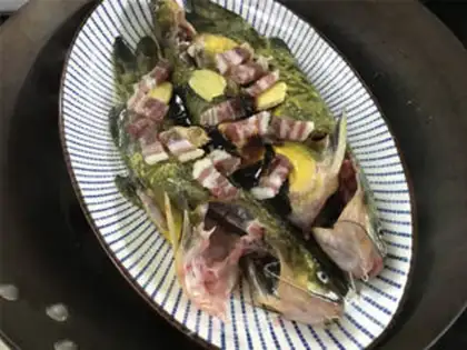 Make Steamed cedar fish step 3
