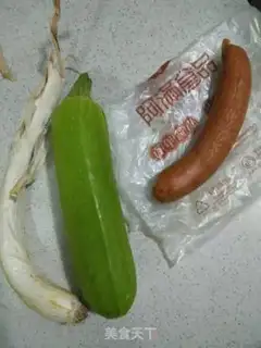 Make Nishichi has fried ham sausage step 0