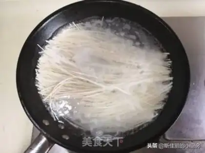 Make Pickles and chicken noodles step 4