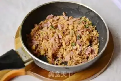 Make Bacon sesame cake step 1