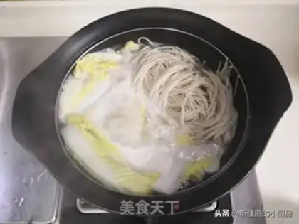 Make Pickles and chicken noodles step 7