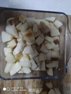 Make Applebread pudding step 7