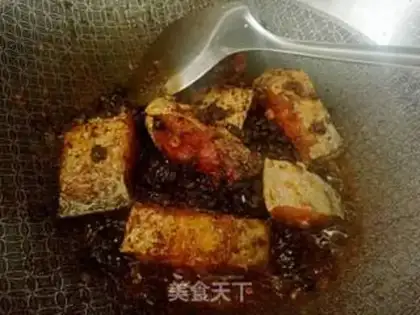 Make Bean veggie fish step 3