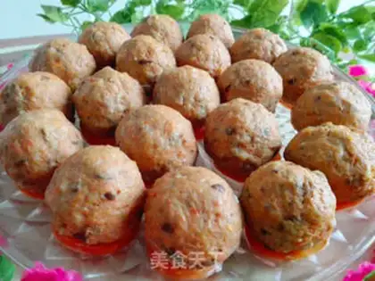 Make Quail egg carrot meatballs step 8