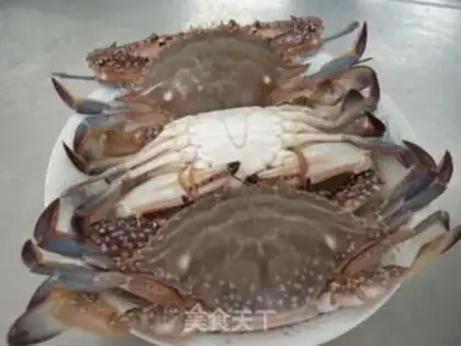 Make Double rice sea crab congee step 0
