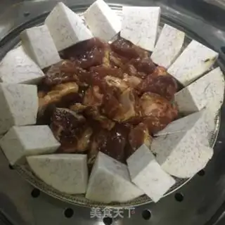 Make Steaming taro step 2