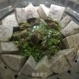 Make Steaming taro step 3
