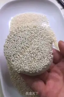 Make Souffle sesame pancakes step 12