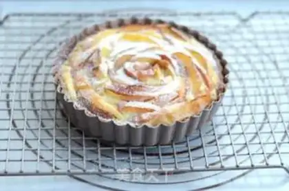 Make Apple cheese cake step 9