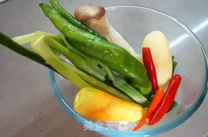 Make Dried pot sour meat step 1
