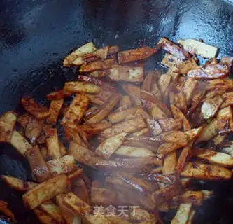 Make Fried fragrance beans step 4